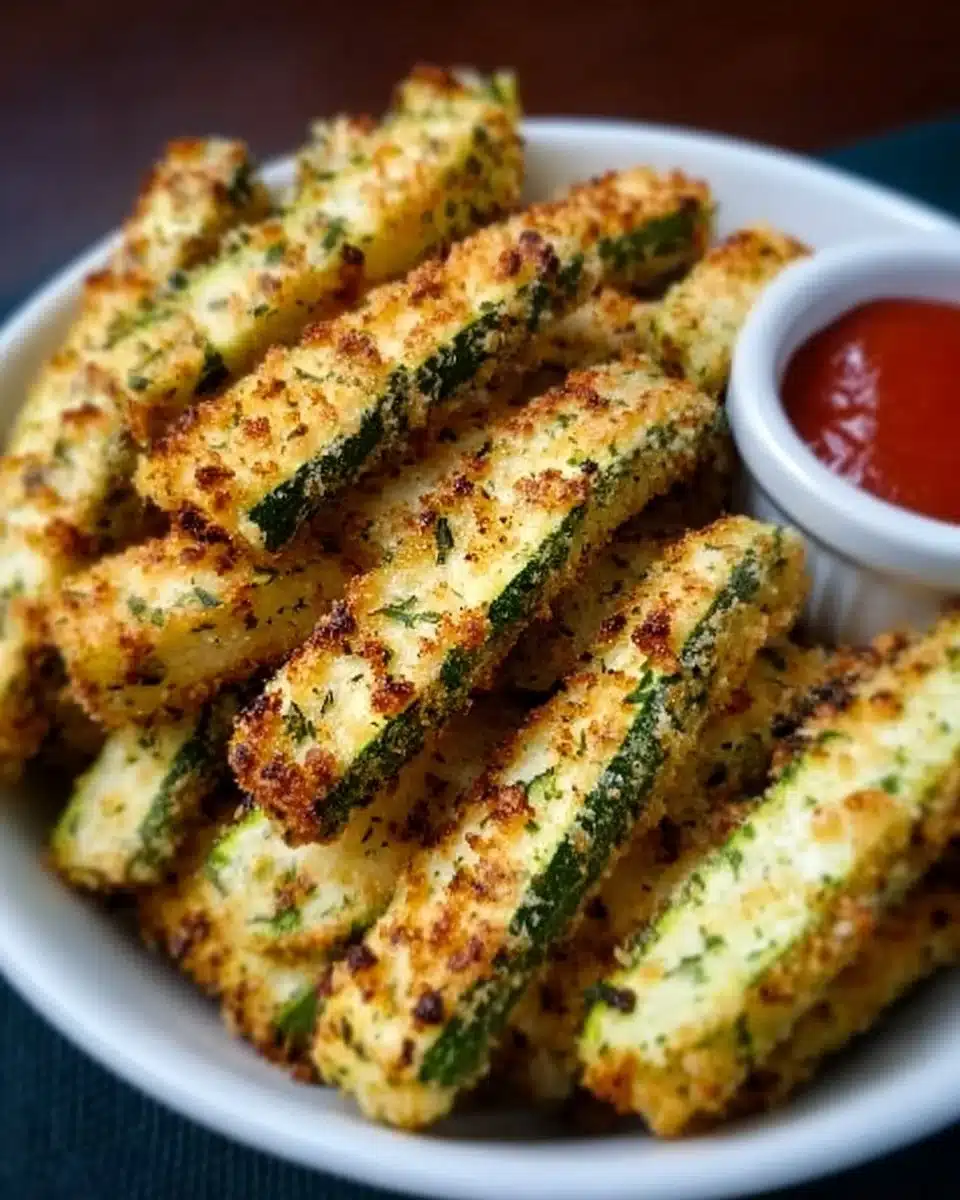 Low Calorie Air Fryer Zucchini Fries