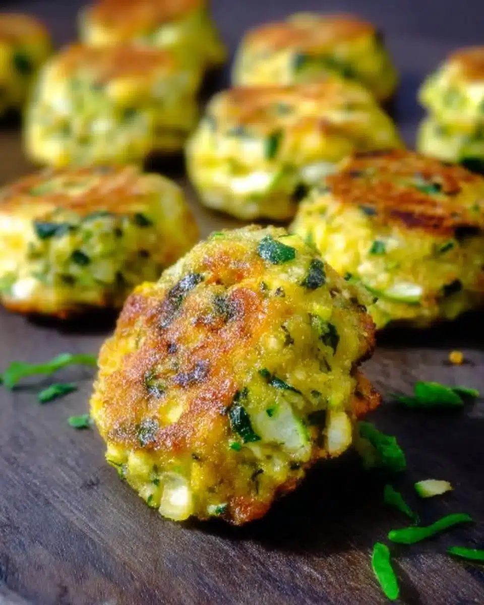 Zucchini Garlic Bites